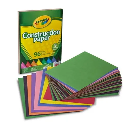 Crayola Construction Paper Pad, 9" x 12" - 96 sheets