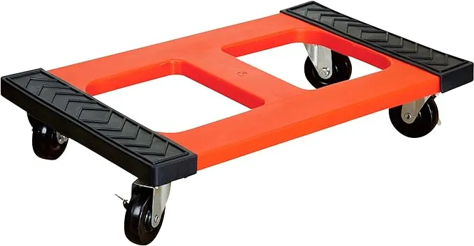 Strongway Poly Mover's Dolly - 1200-Lb. Capacity, 30in.L x 18in.W x 6In.H 2601V052