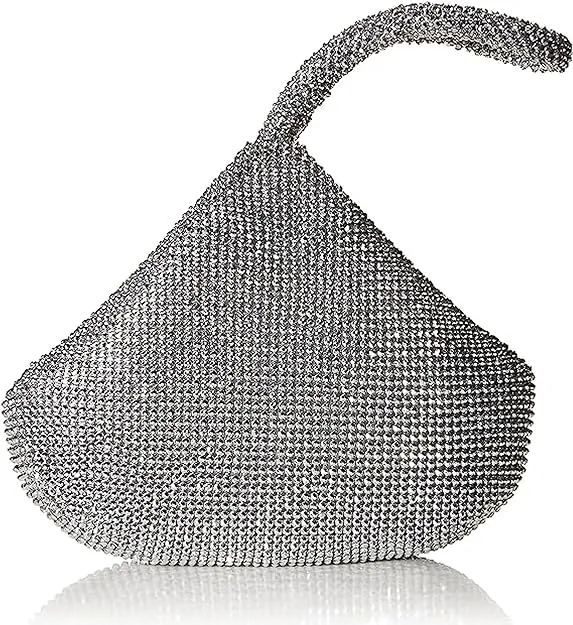 Jessica Mcclintock Womens Staci Mesh Wristlet Pouch