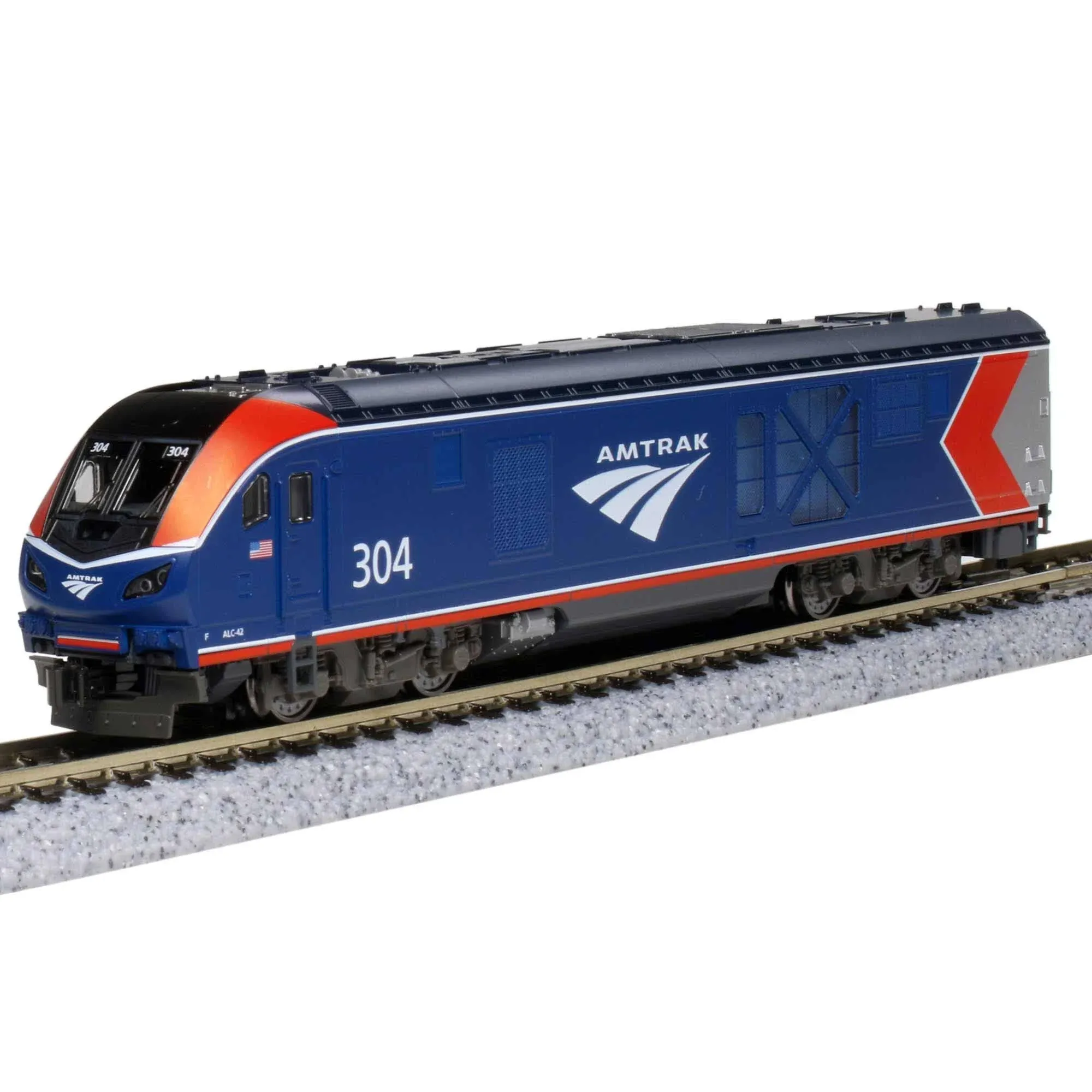 Kato, 176-6053, N, ALC-42 Charger, Amtrak, (Phase VI), #304, DCC Ready