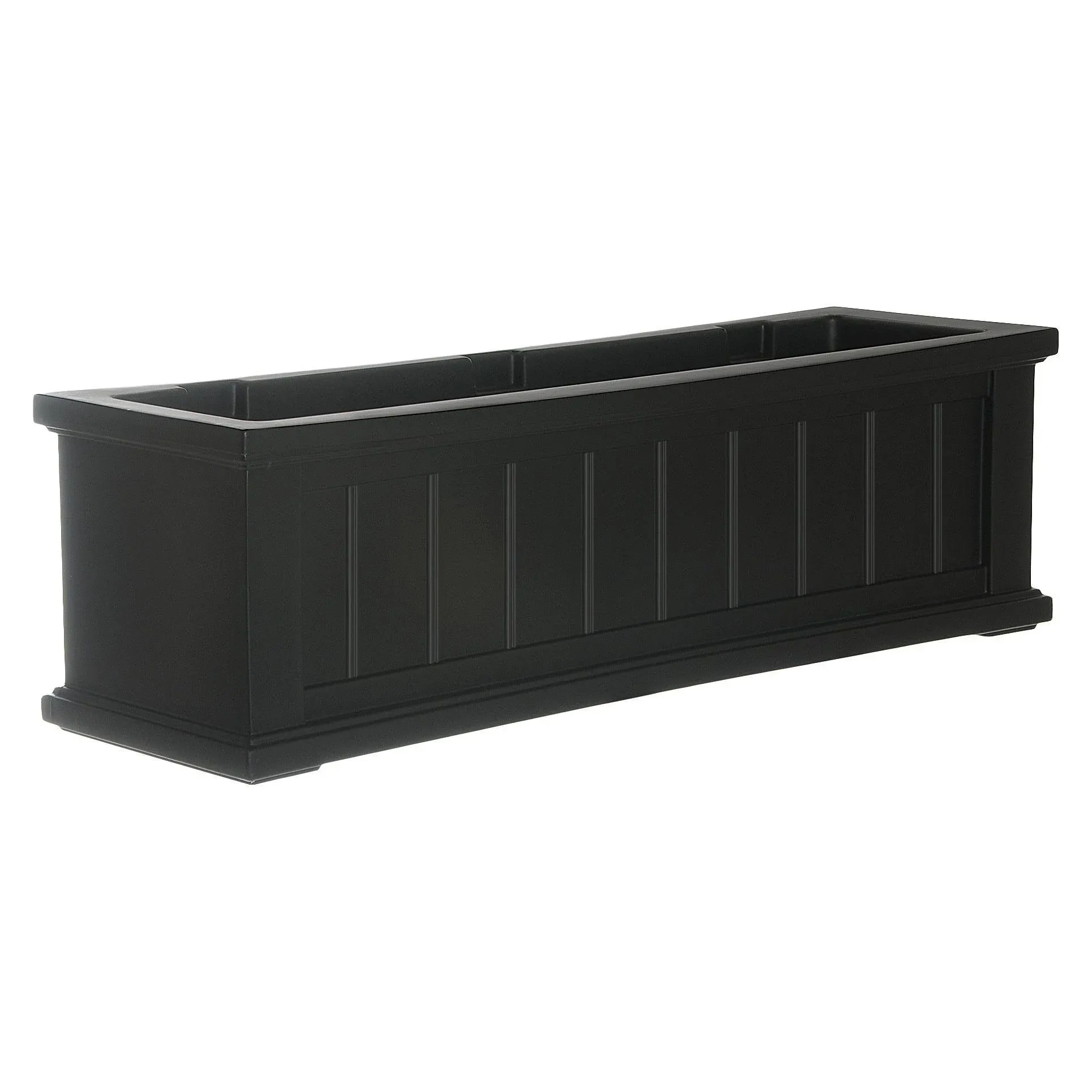 Mayne 3-Foot Cape Cod Window Box in Black