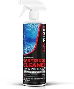 Mav AquaDoc Pool Cartridge Filter Cleaner & Spa Filter Cleaner for Hot Tubs - Fast Acting Pool Filter Cleaner for Pool Cartridges & Hot Tub CA