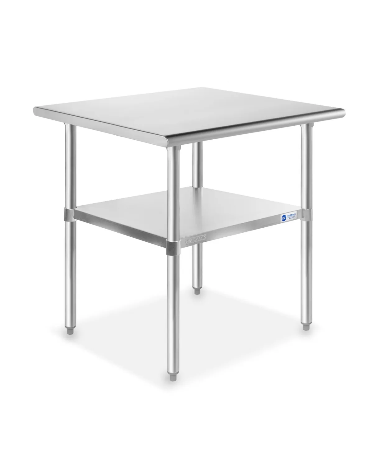 GRIDMANN NSF 30 in. x 24 in. Stainless Steel Commercial Kitchen Prep & Work Table