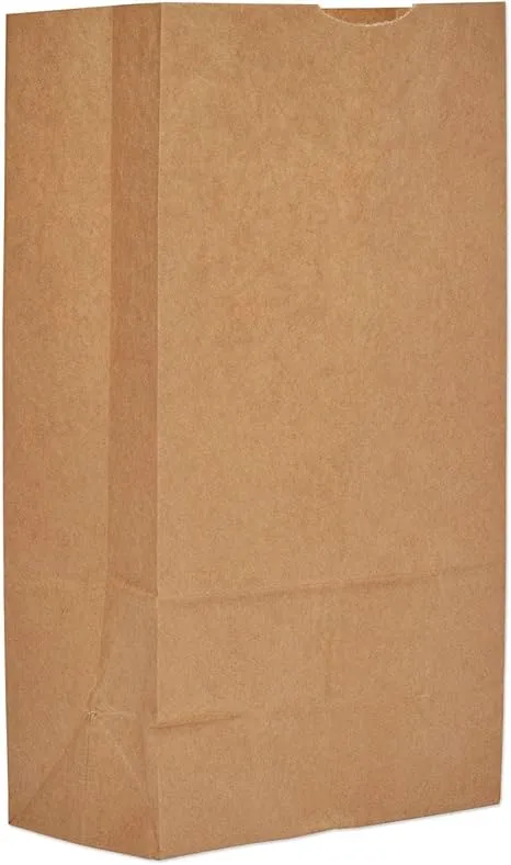 Grocery Paper Bags 7.06" x 13.75" Kraft 500 Bags