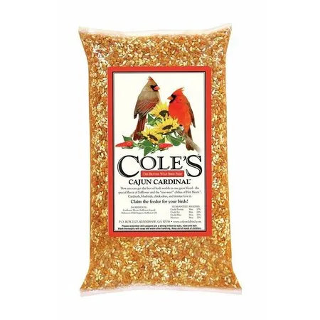 Cole'S Cajun Cardinal Blend Blended Bird Seed, 5 Lb Bag