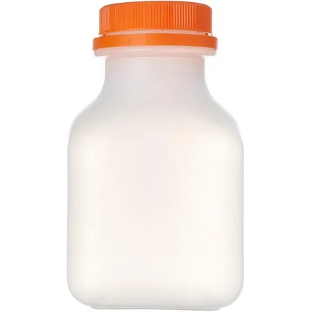 EcoQuality 8 oz Empty Plastic Juice Bottles with Tamper Evident Caps