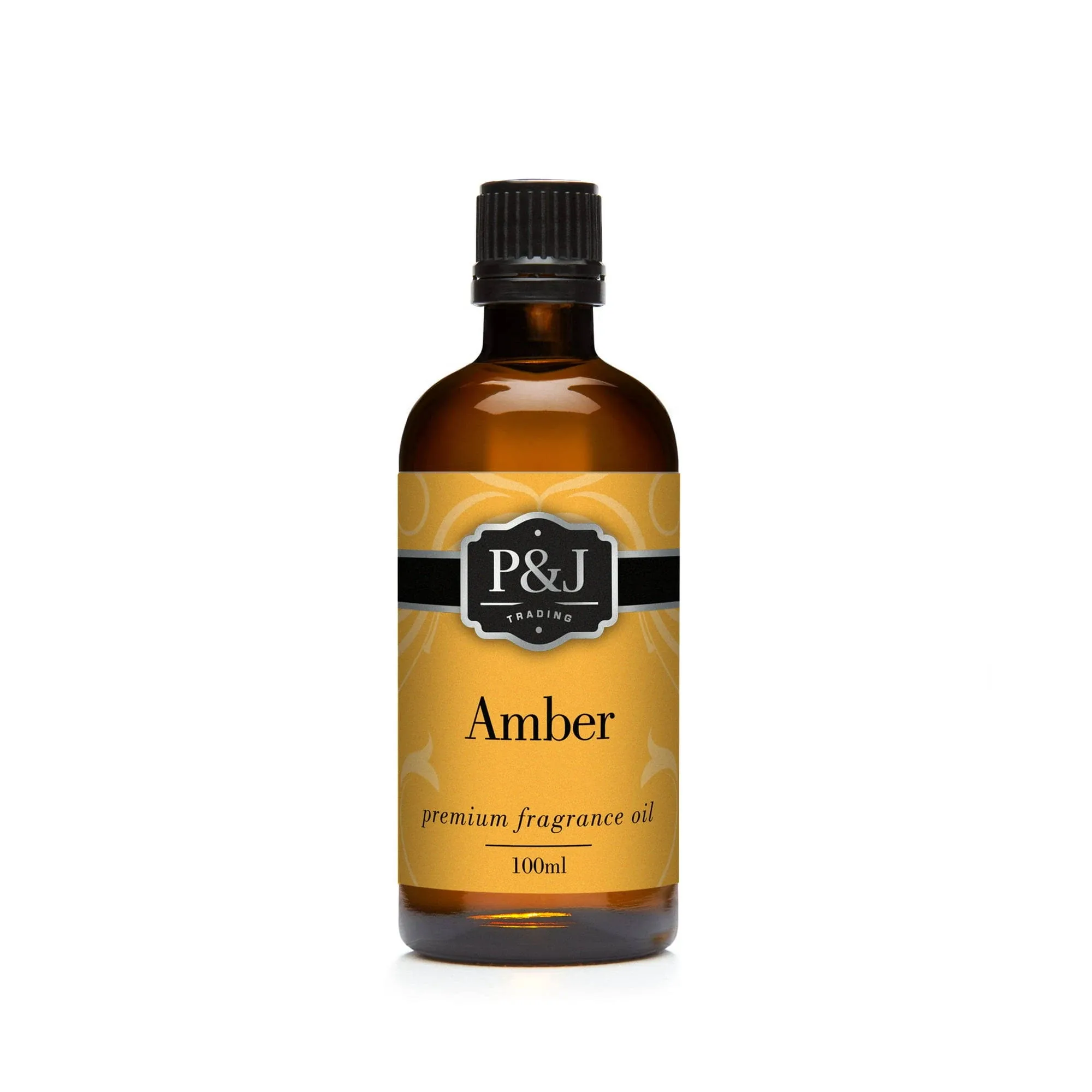 P&J Fragrance Oil | Amber Oil 100ml - Candle Scents for Candle Making, Freshie Scents, Soap Making Supplies, Diffuser Oil Scents