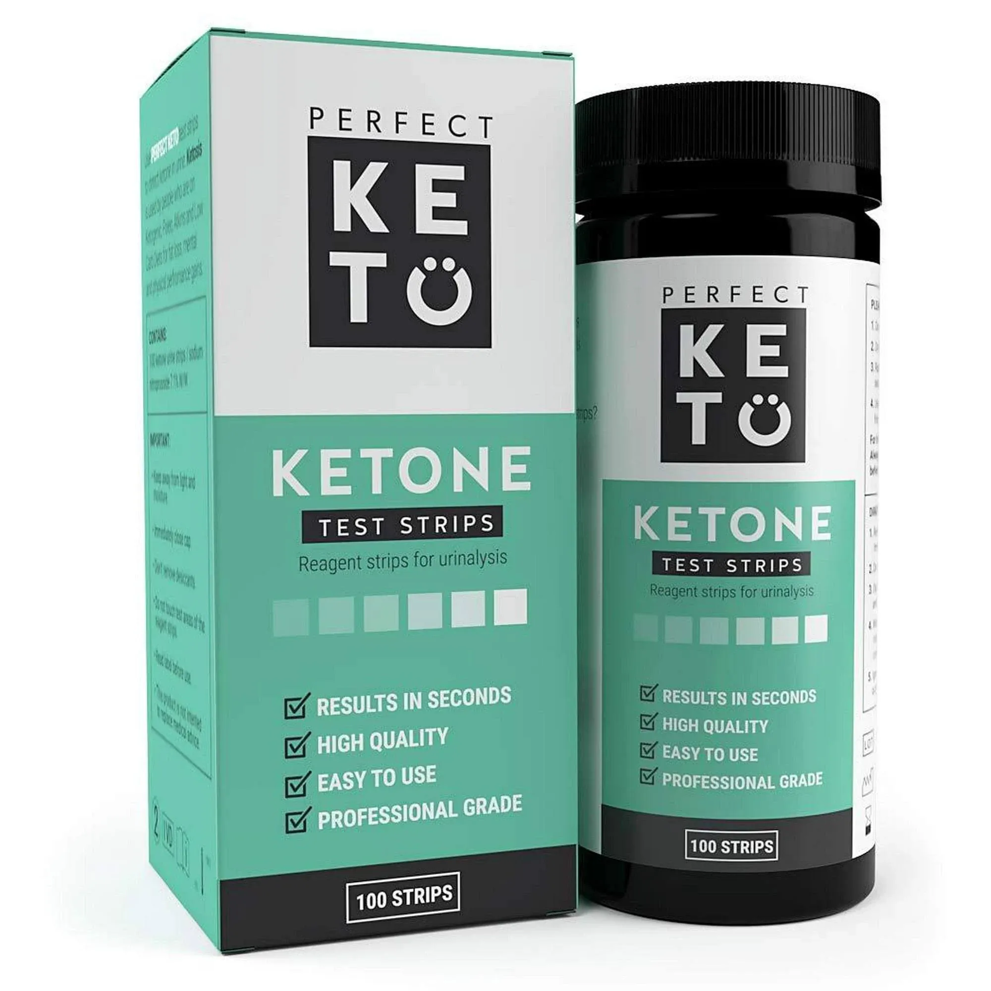 100 CT Ketone Test Strips Kit for Low Carb Keto Diet,Monitor Ketosis, Urine Test