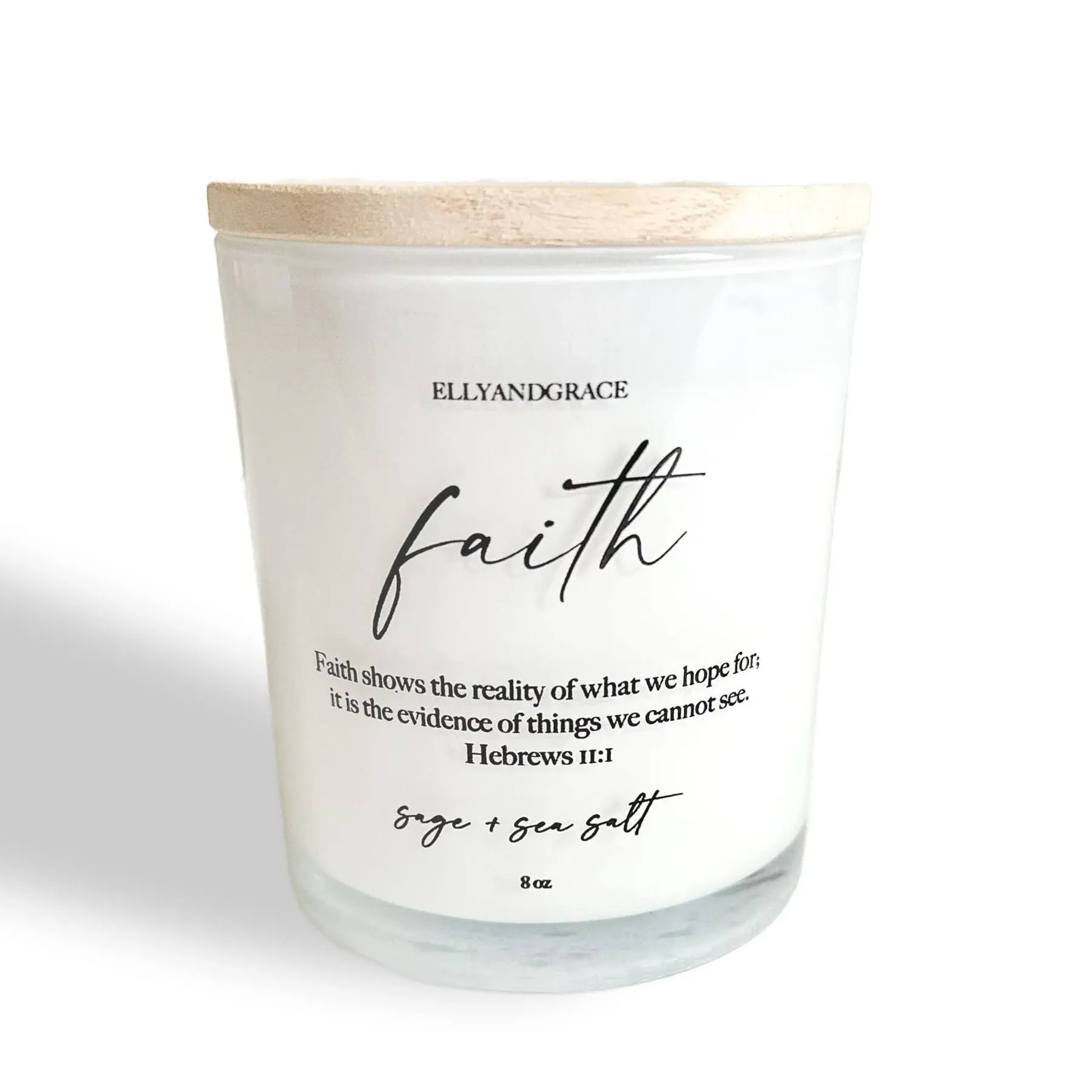 Strength Glass Soy Candle