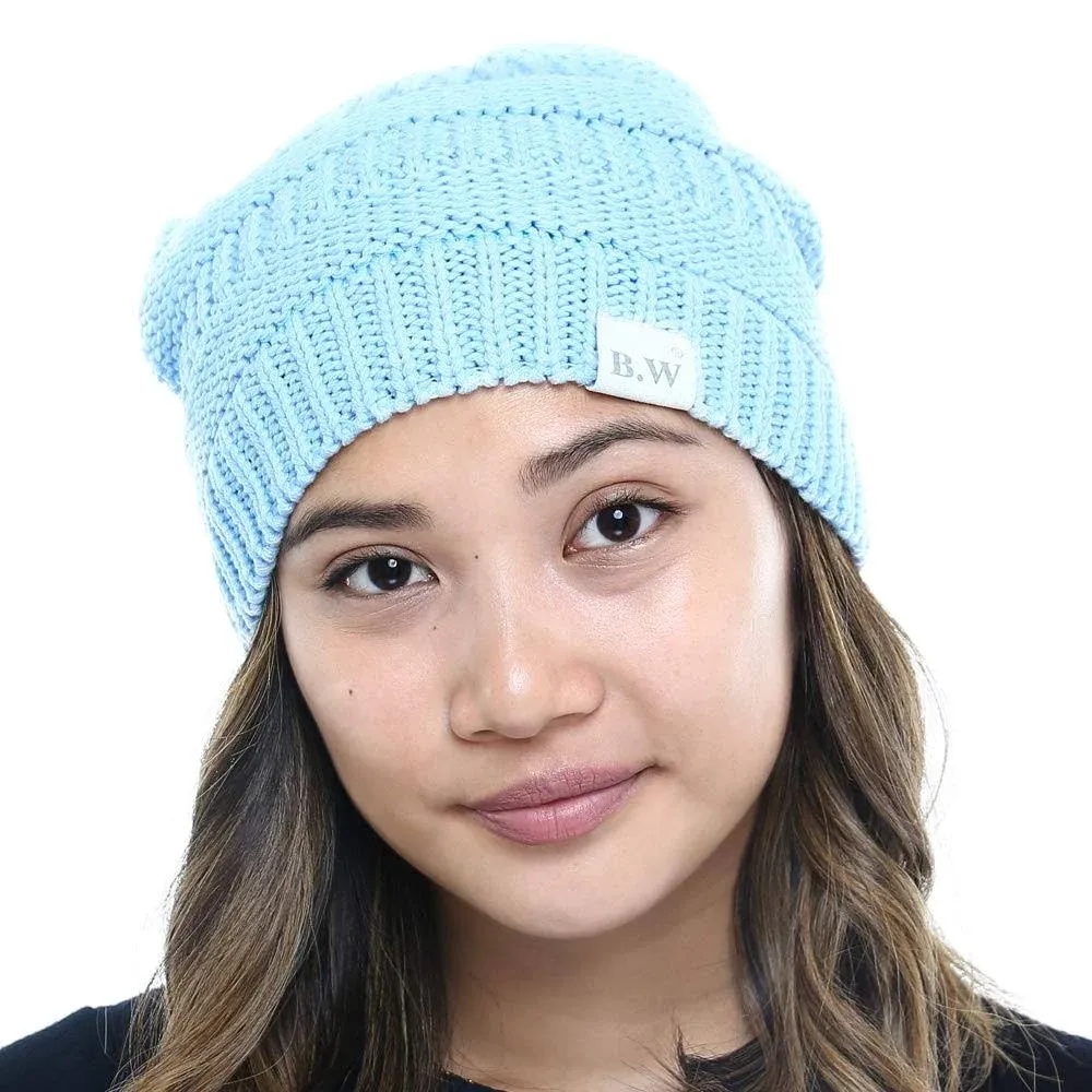 Beautifully Warm Women’s Winter Hat | Slouchy Beanie Satin Lined Hat for Wome...