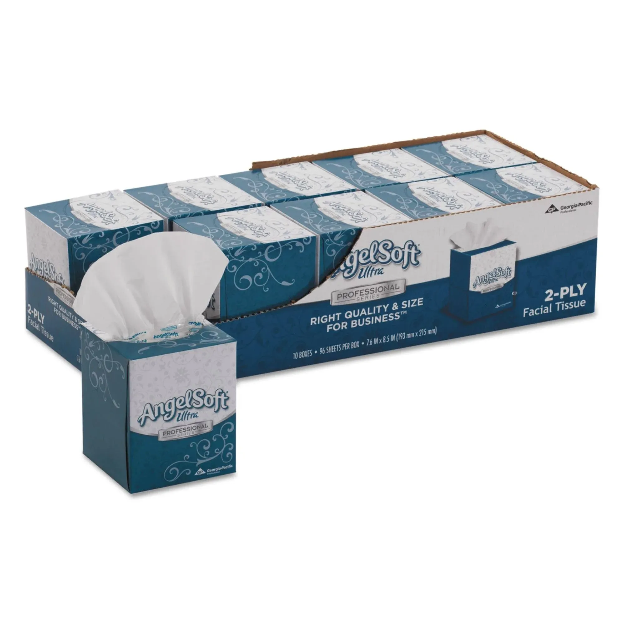 Angel Soft PS Ultra Facial Tissue - White