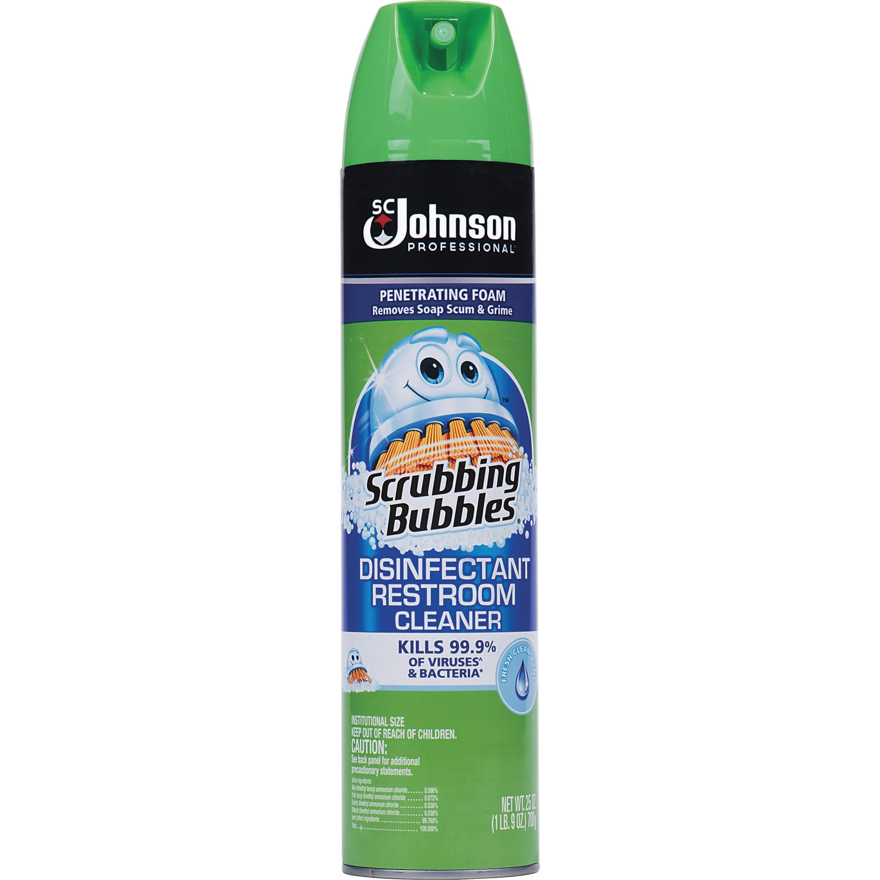 Scrubbing Bubbles Disinfectant Restroom Cleaner, 12 Aerosol Cans (SJN682264)