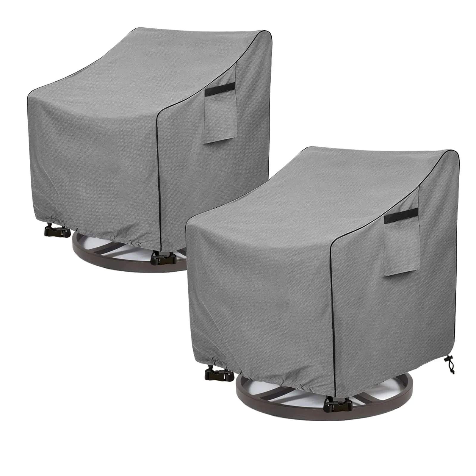 Okcool Outdoor Swivel Chair Cover 2 PackOutdoor Furniture Patio Chair Covers