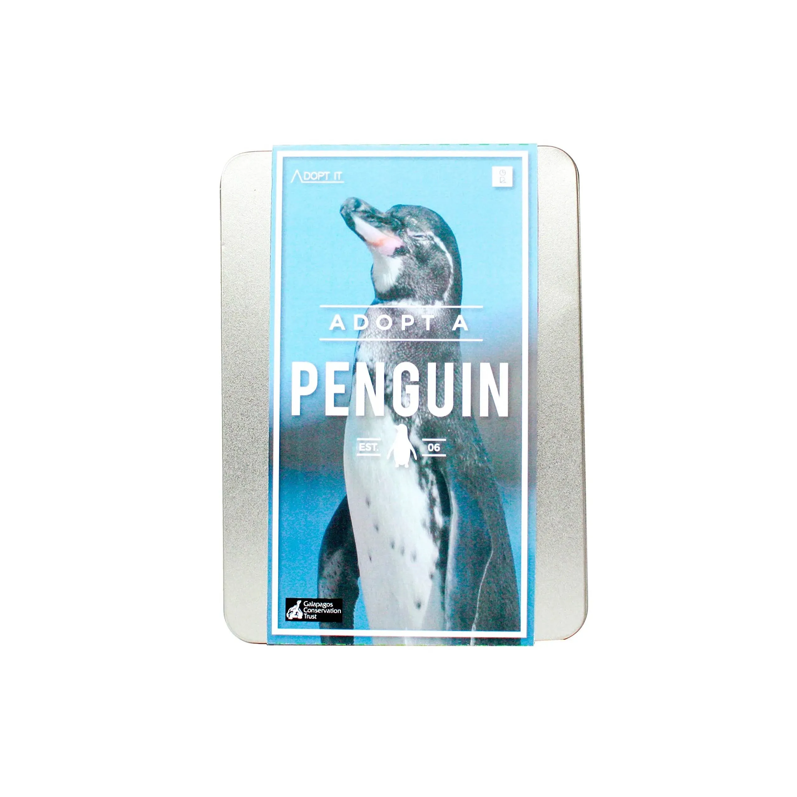 GIFT REPUBLIC ADOPT A PENGUIN GIFT TIN