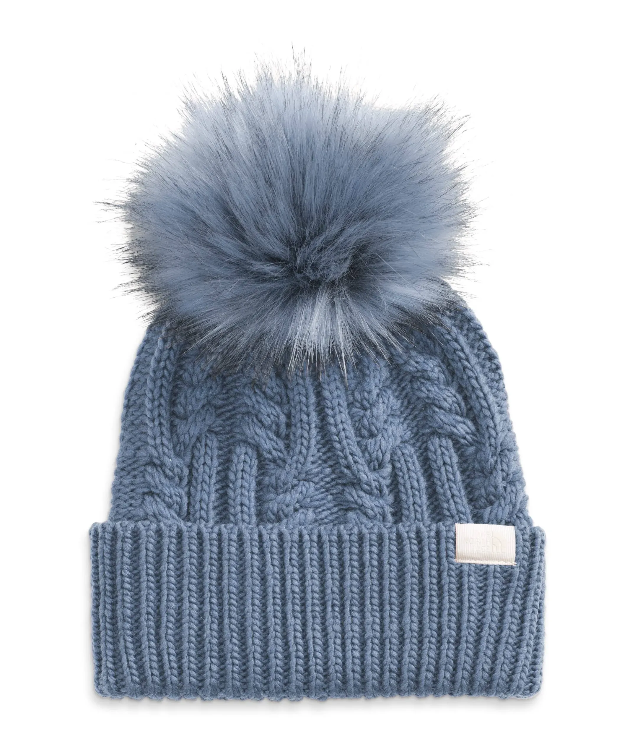 The North Face Women's Oh Mega Fur Pom Beanie - Folk Blue