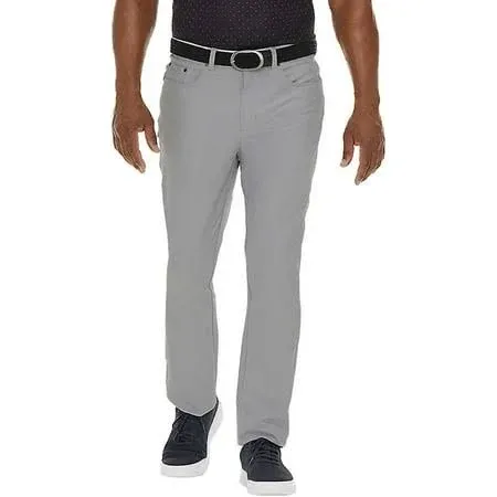 Greg Norman Men's ML75 Performance Pant 5 Pocket Pant Performance Pant (Grey, 40W ...