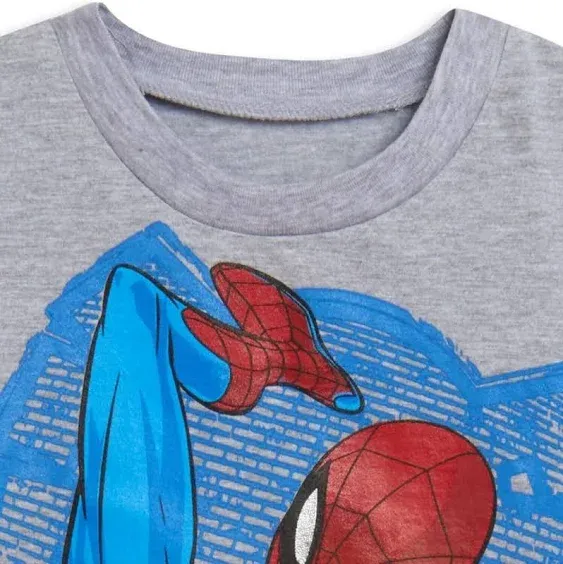 Marvel Avengers Spiderman T-Shirt and French Terry Shorts Set