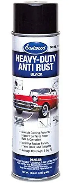 Eastwood Satin Black Heavy Duty Anti Rust Prevention Air-tight Aerosol 13.5 oz