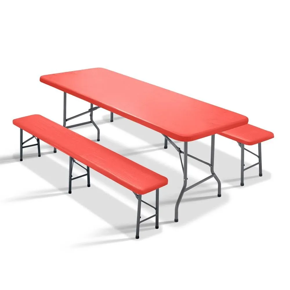 Sorfey Picnic Table Cover with Bench Covers -Fitted with Elastic