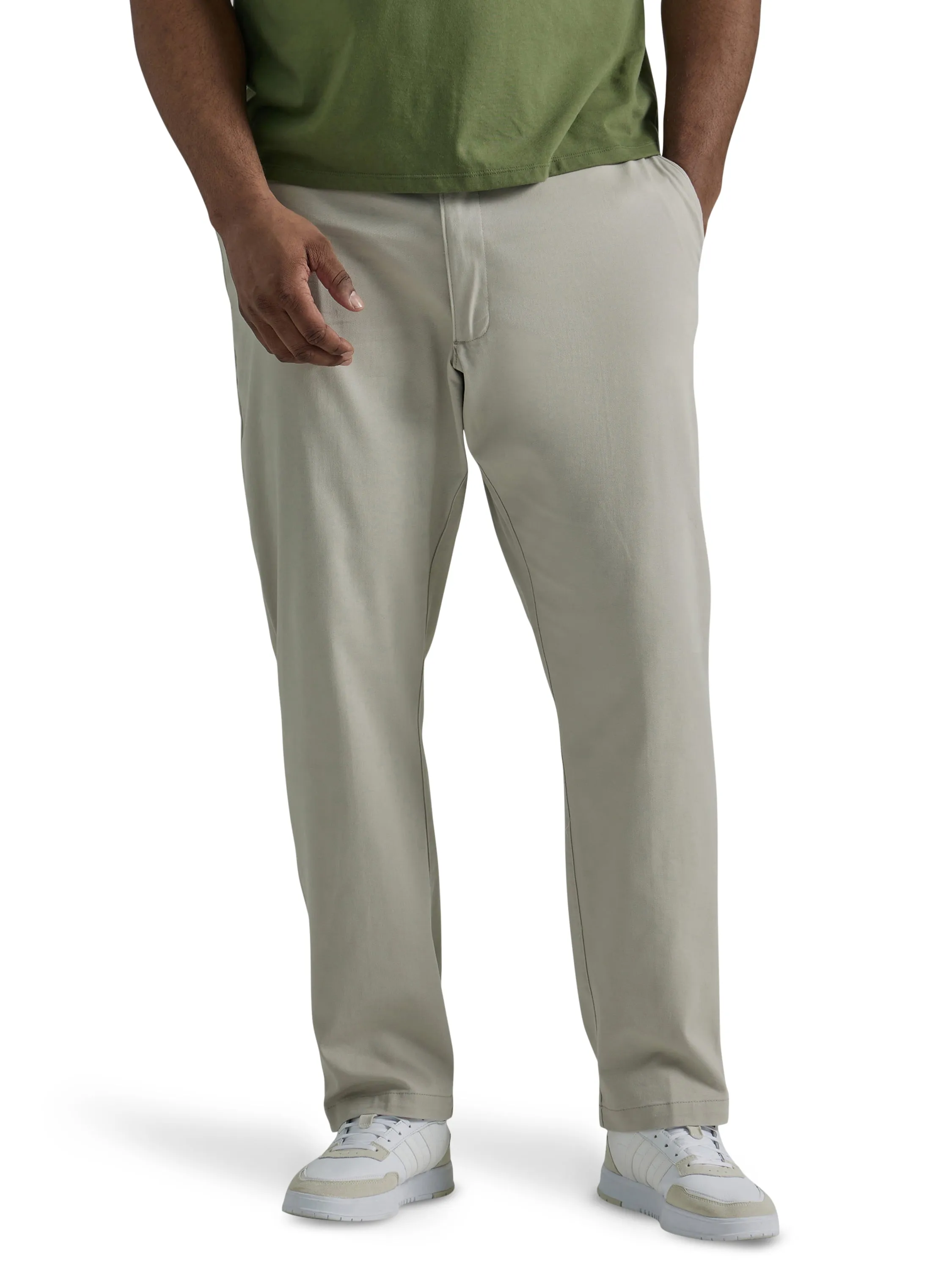 Lee® Big Men's Extreme Motion Relaxed Fit Flat Front Pant with Flex Waistband