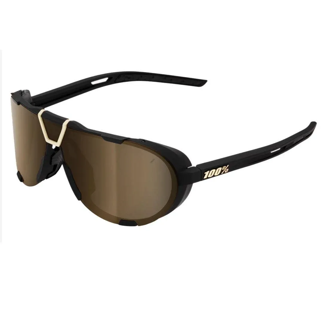 100 Percent 61046-258-01 Westcraft Sunglasses, Soft Tact Black, Soft Gold Mirror