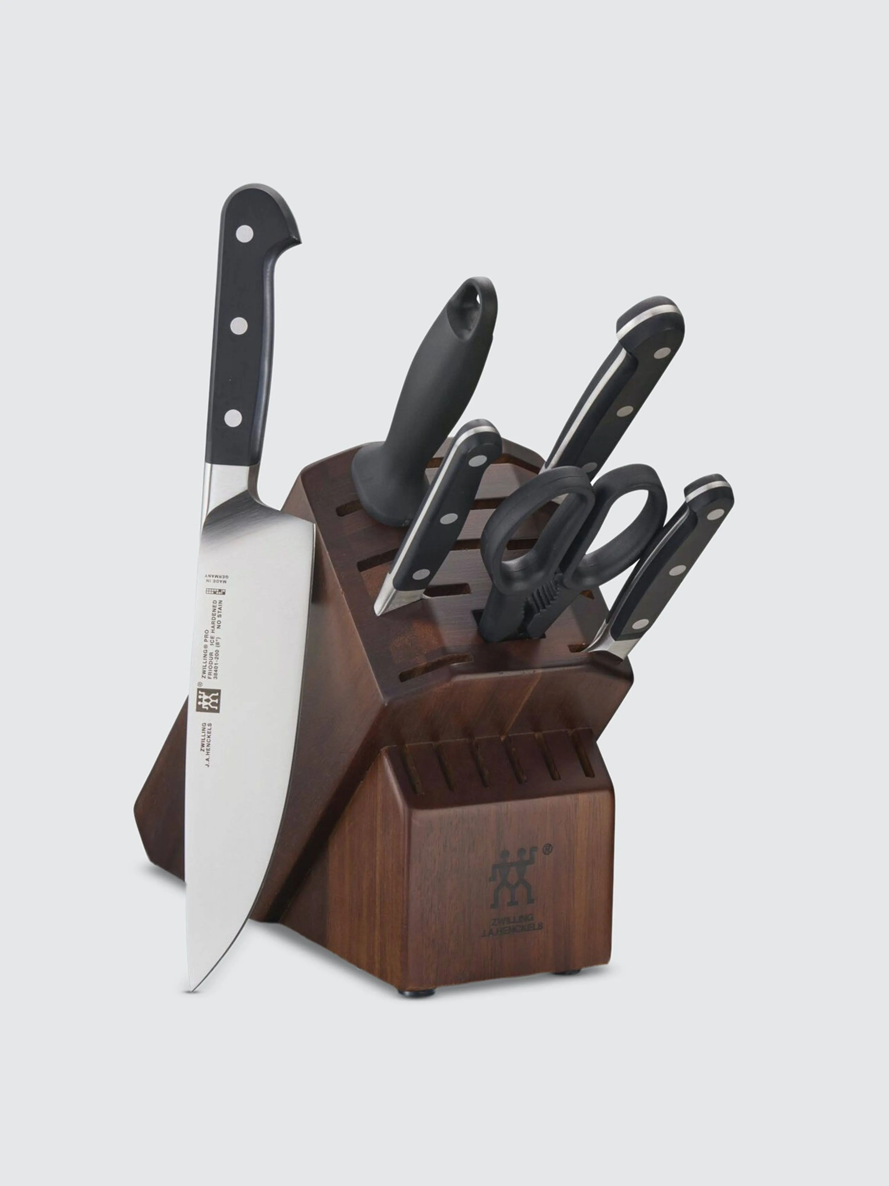 Zwilling Pro 7-Pc Knife Block Set - Acacia