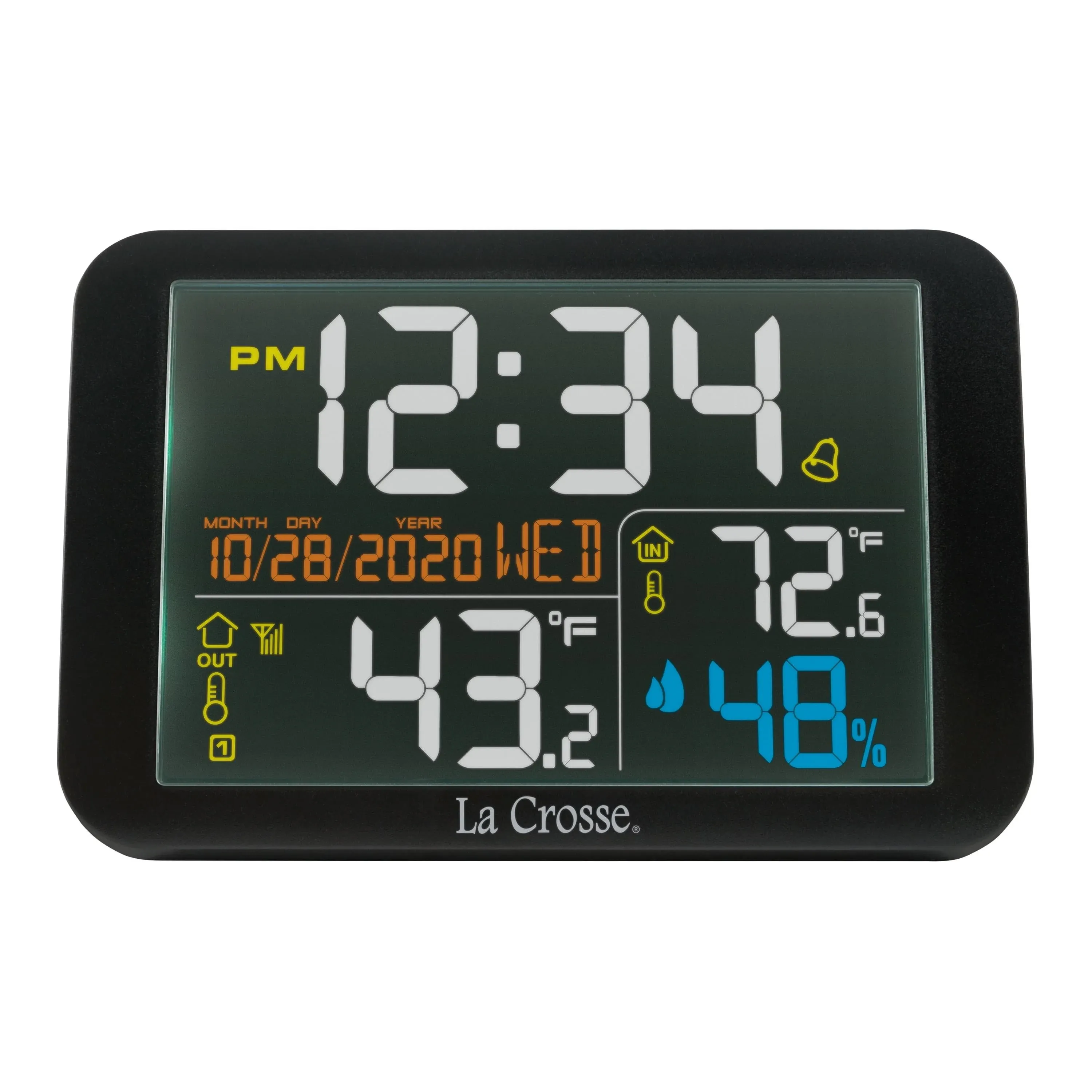 La Crosse Technology 308-66677-INT Color Wireless Weather Station , Black