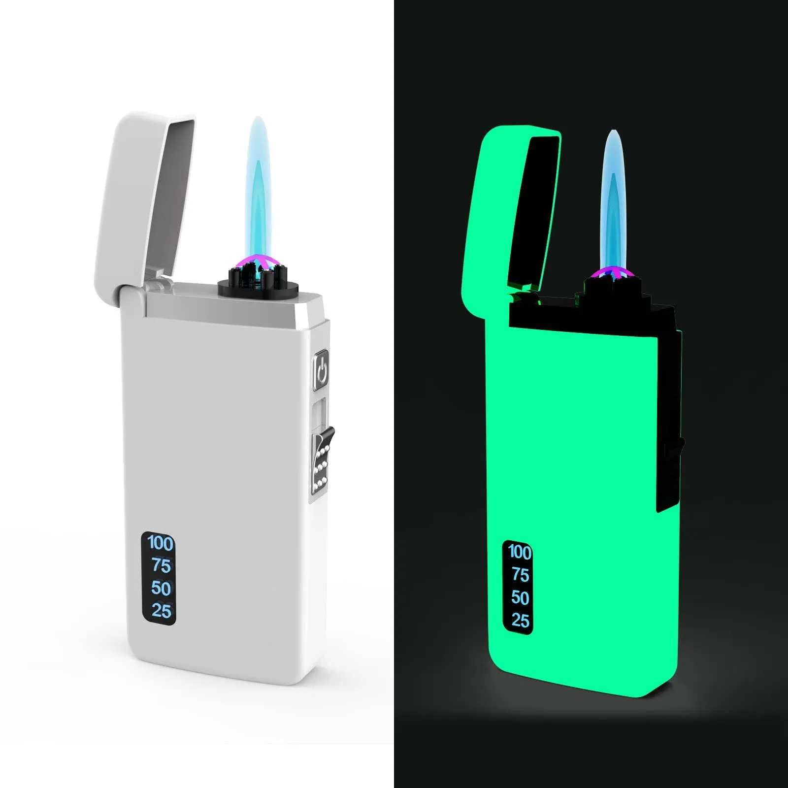 Jnfire Infinity Electric Lighters Rechargeable USB Lighter, Electronic Plasma ...