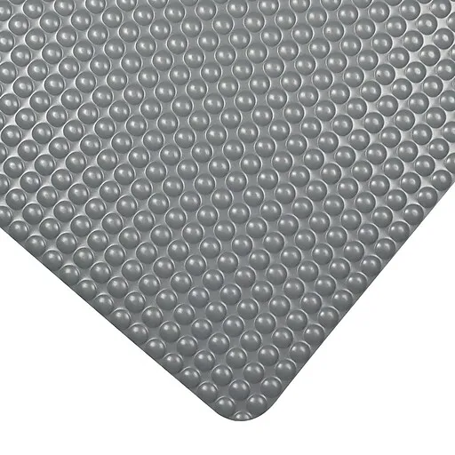 NoTrax Bubble Trax Grande Vinyl Dry Safety/Anti-Fatigue Floor Mat, 2' x 3', Gray (982S0023GY) | Staples