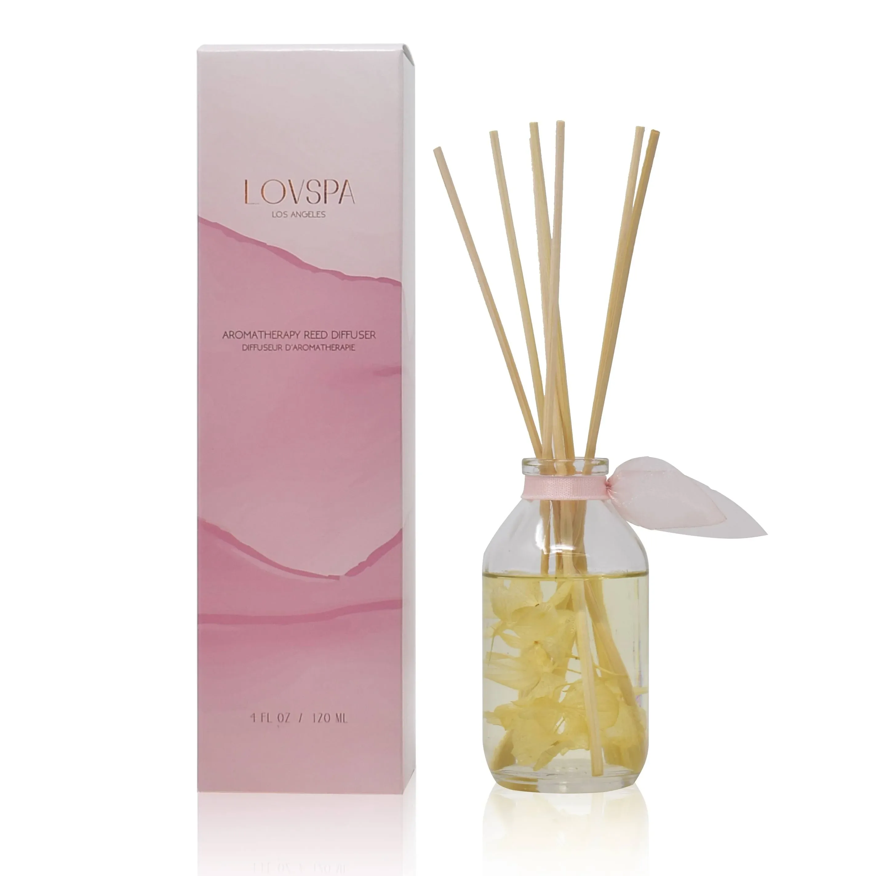 LOVSPA Soothe Tahitian Vanilla Bean Reed Diffuser Oil Set