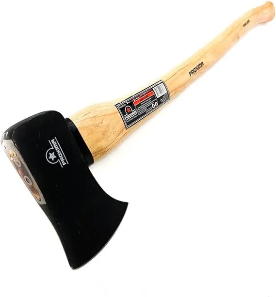 OHIY Proxima 35 lbs Single Bit Axe with 33 Inches Hickory Wood Handle Heavy Duty ...