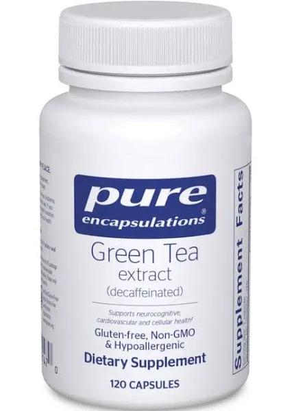 Pure Encapsulations - Green Tea Extract (decaffeinated) 60 Capsules