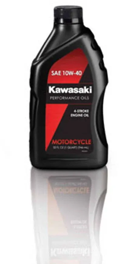 Kawasaki 4-Stroke Motorcycle Engine Oil 10W40 1 Quart K61021-202A