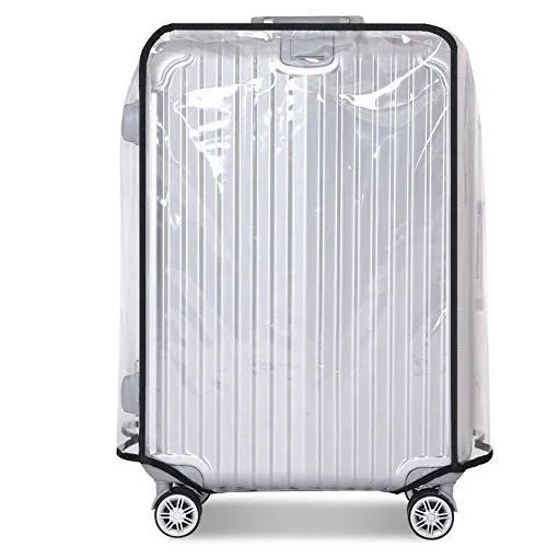 Suitcase cover luggage covers PVC clear 22&#034; (38cm L x 26cm W x 55cm H) 