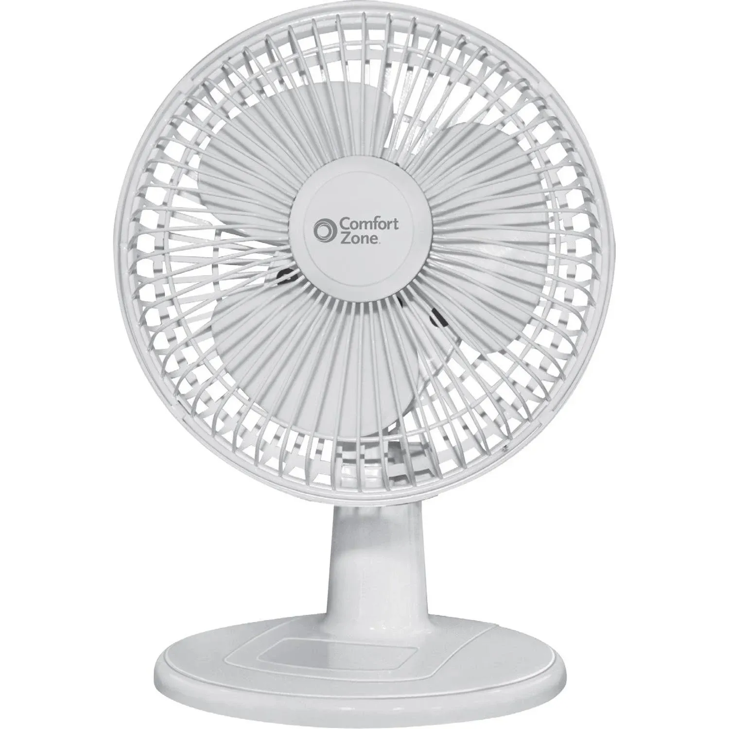 Comfort Zone CZ6D 6 in Table Fan (White)