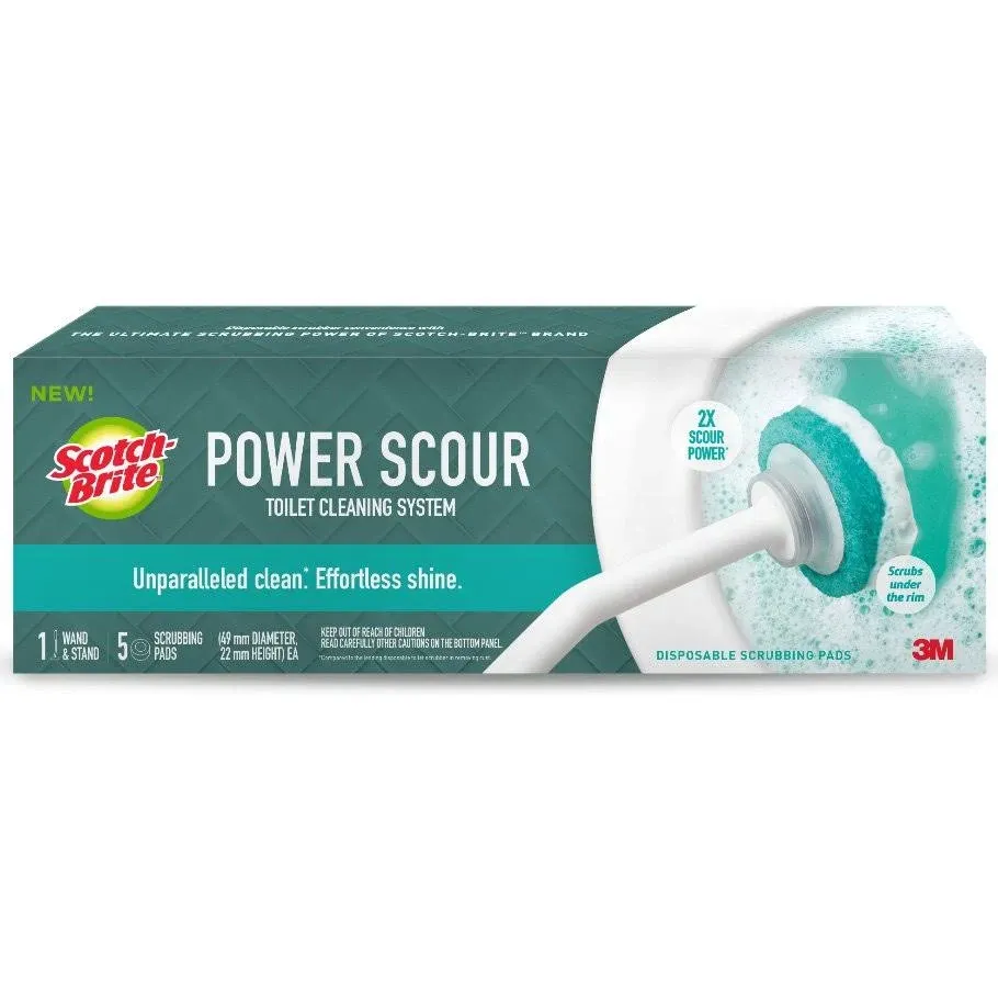 Scotch-Brite Power Scour Toilet Cleaning System Each