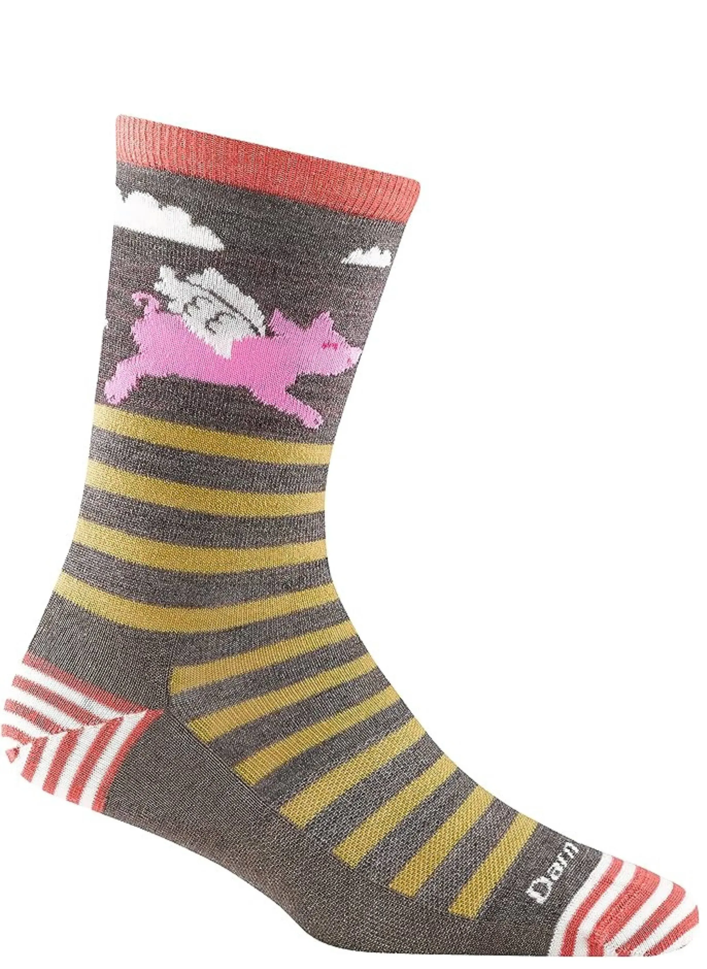 Darn Tough Womens Animal Haus Crew Lightweight Lifestyle Socks - Clearance