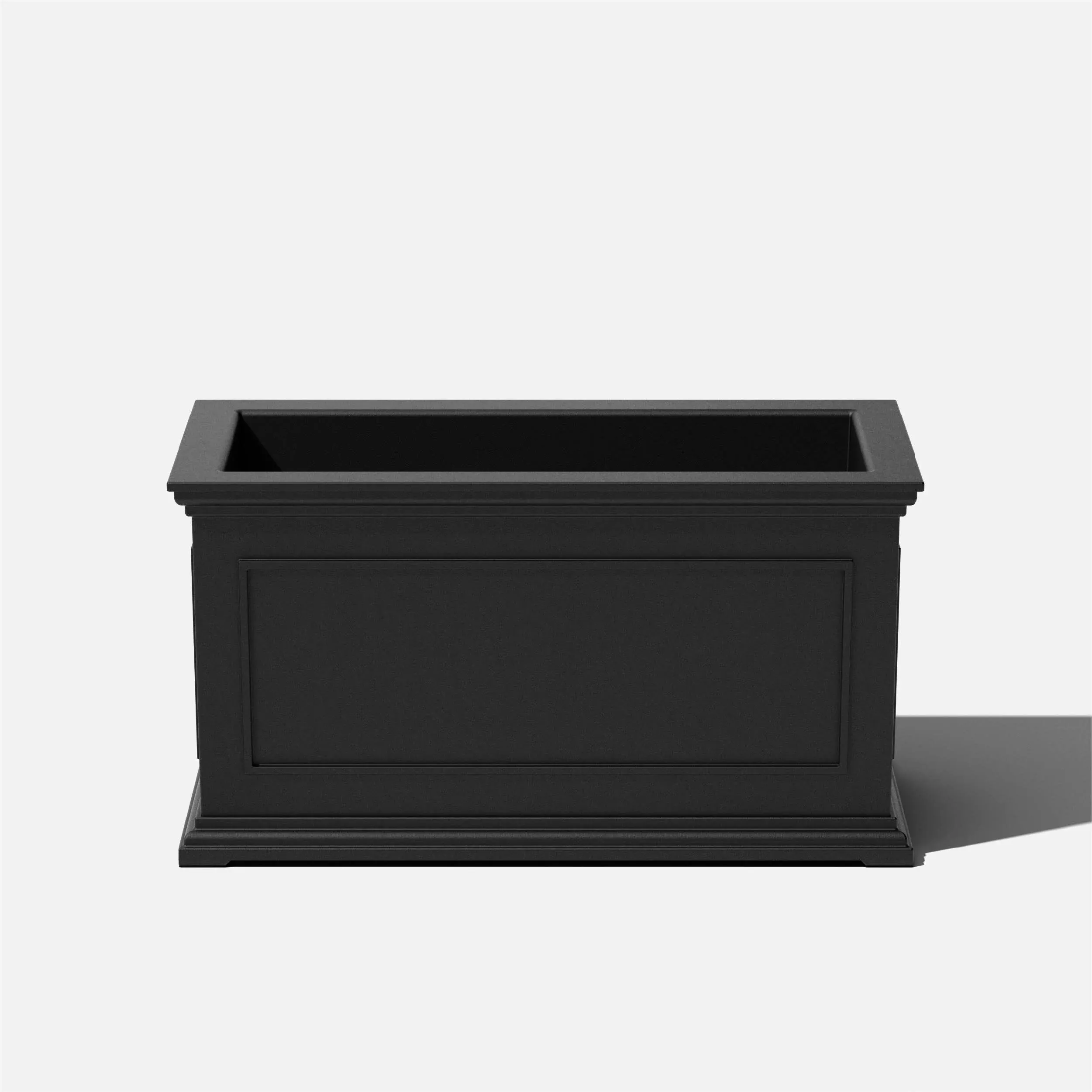 Veradek Brixton Long Planter Box 33" Planter Black