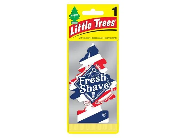 LITTLE TREES Car Air Freshener 6-Pack (Fresh Shave)