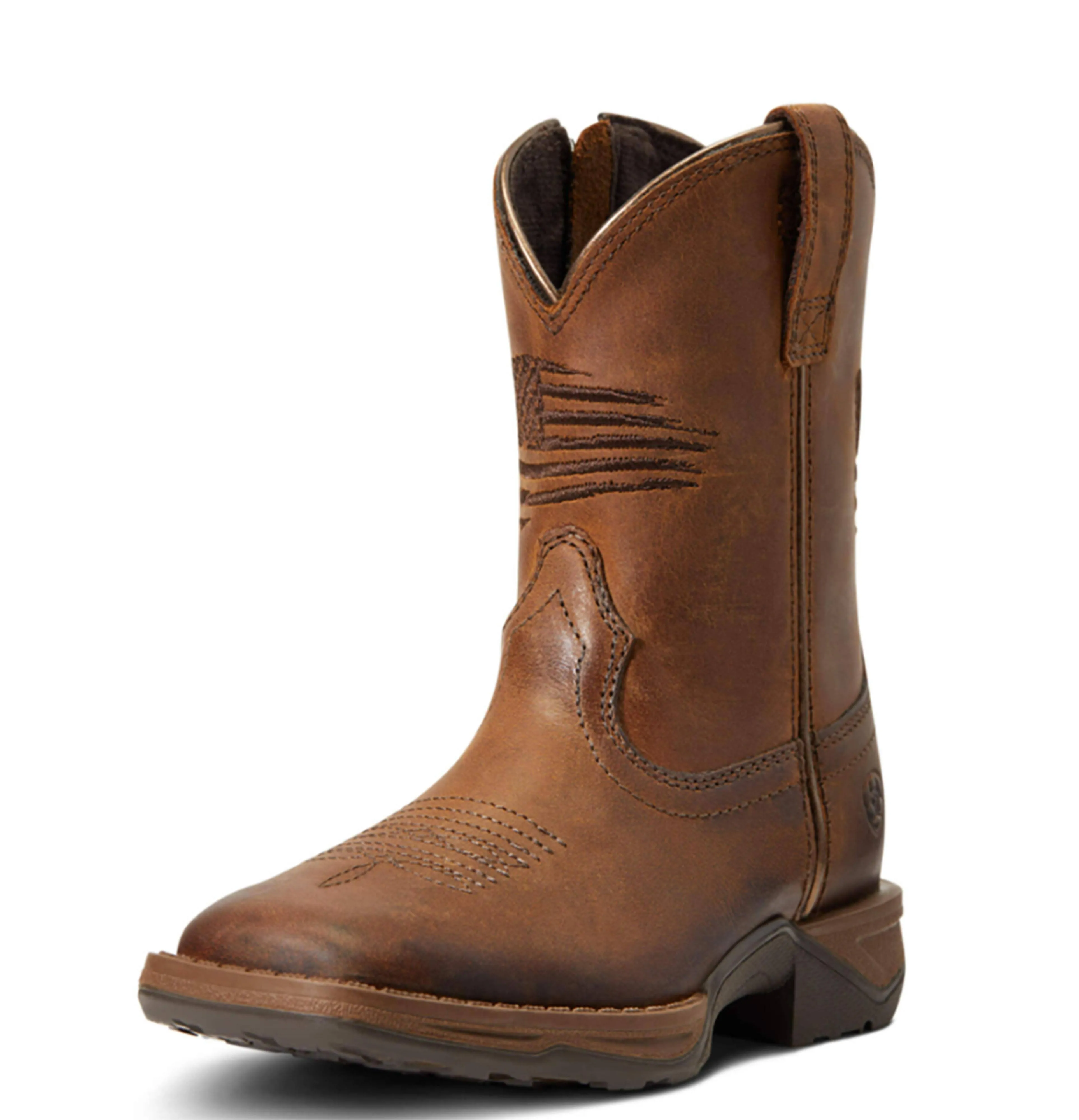 Ariat Anthem Patriot Western Boot Distressed Brown 8