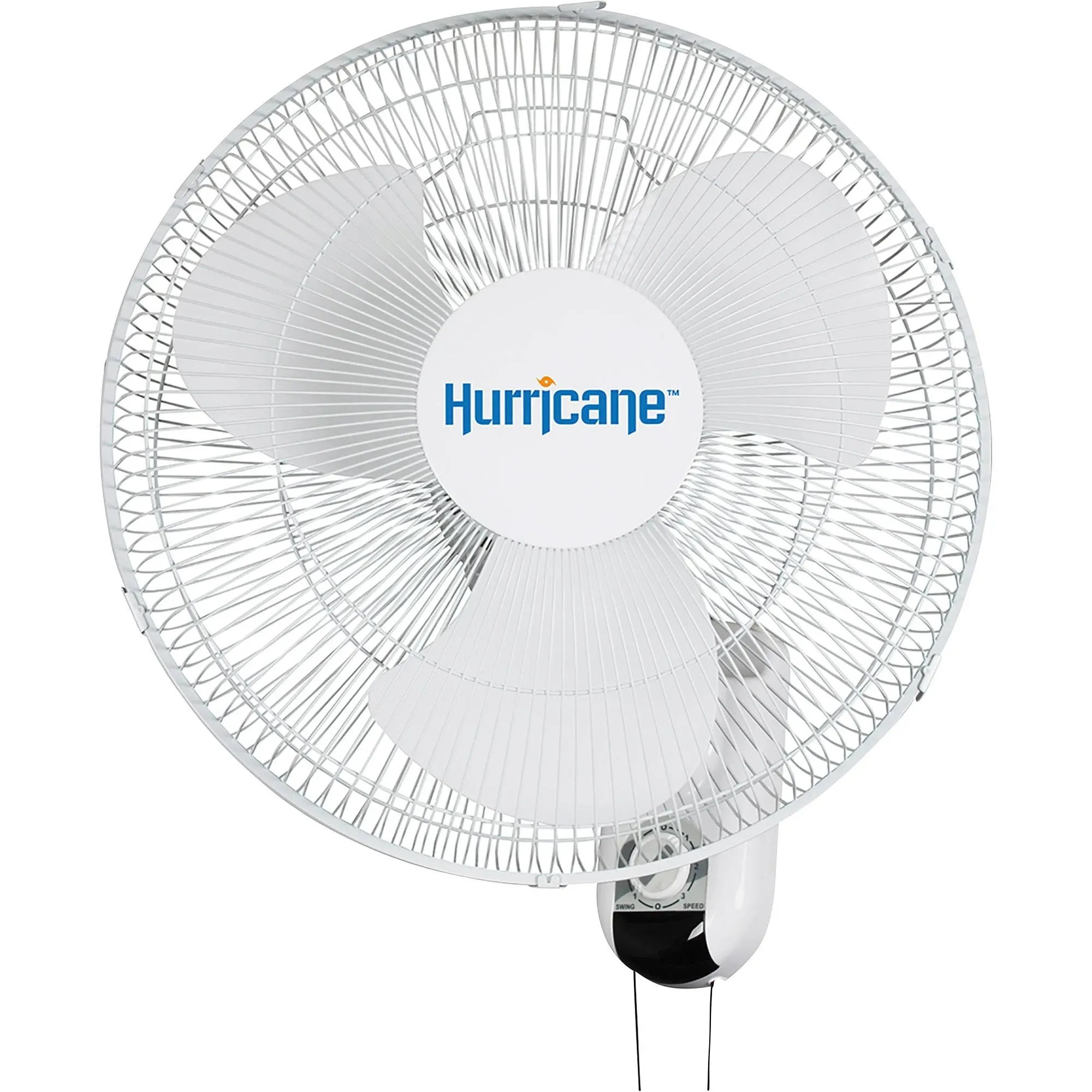 Hurricane - Classic Oscillating Wall Mount Fan 16 in