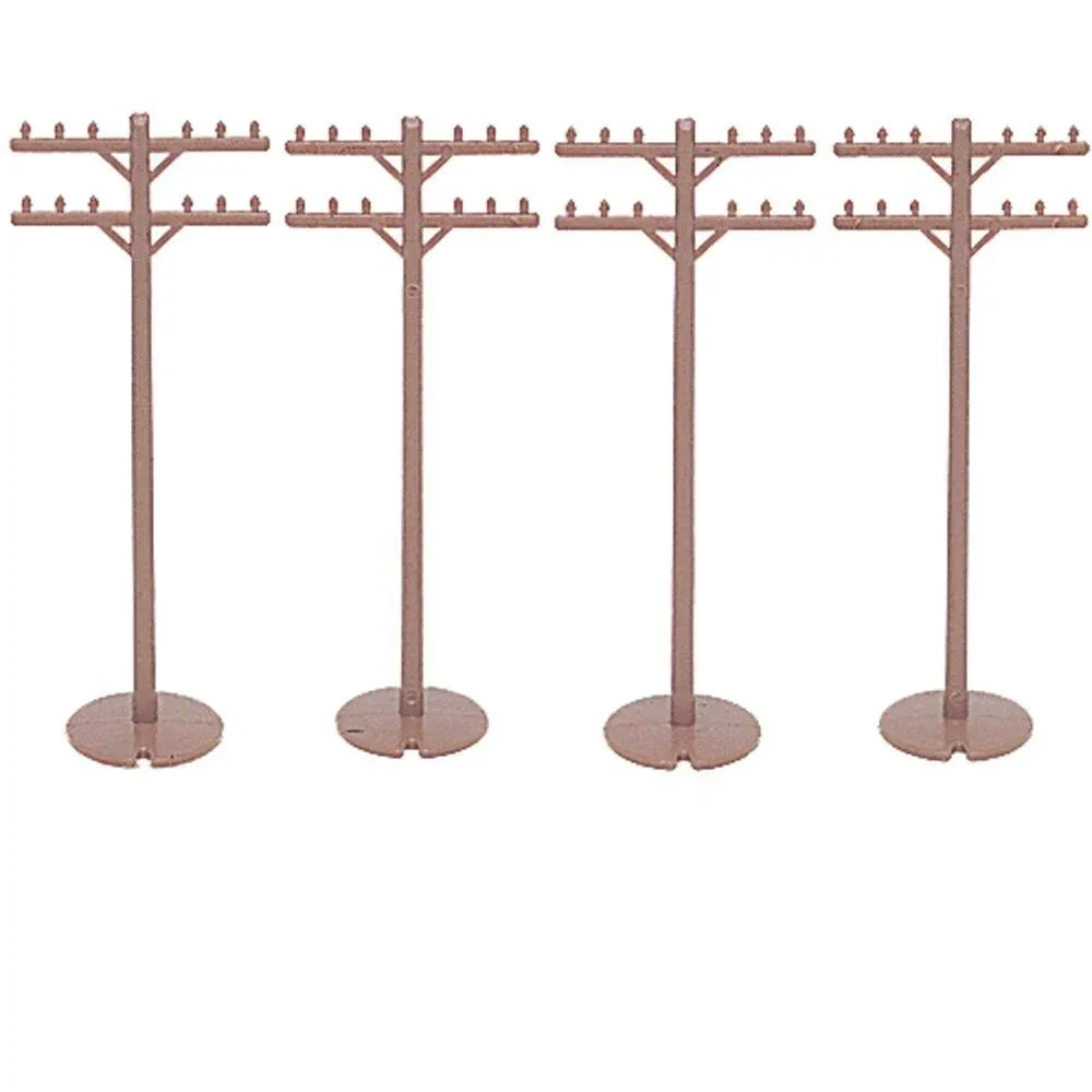 Bachmann 42102 HO Telephone Poles (12)