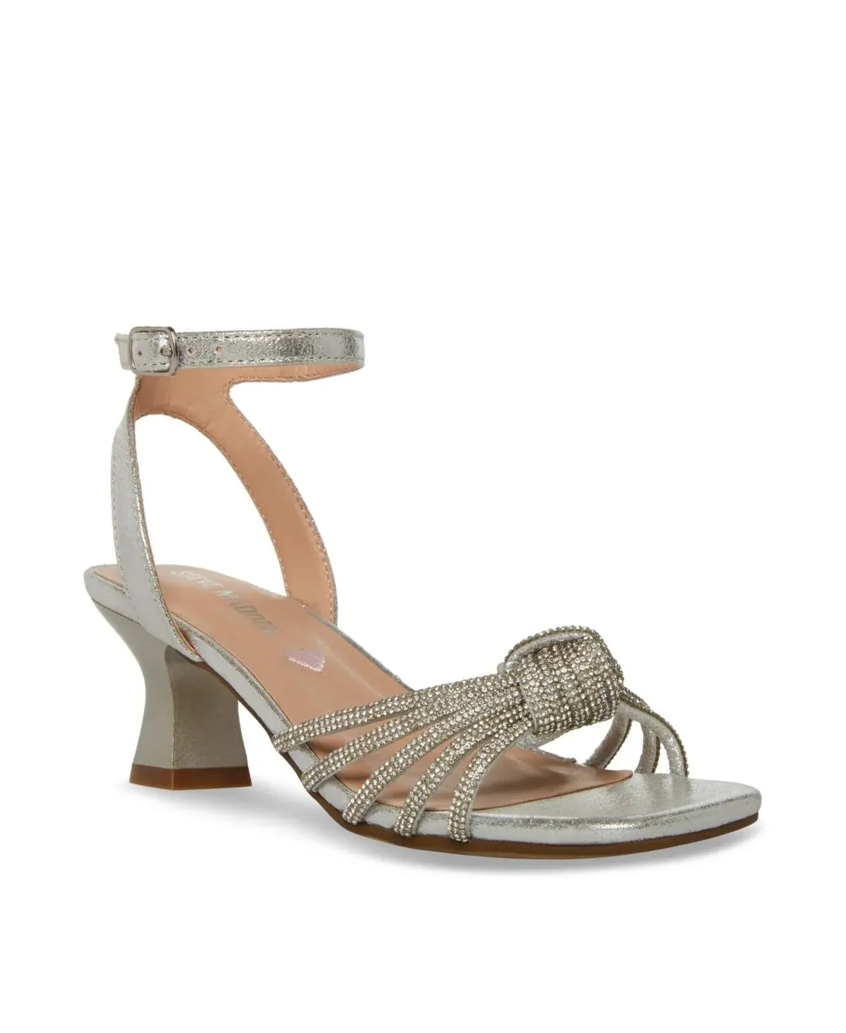 Steve Madden Girls Jluciaa Silver 4 M