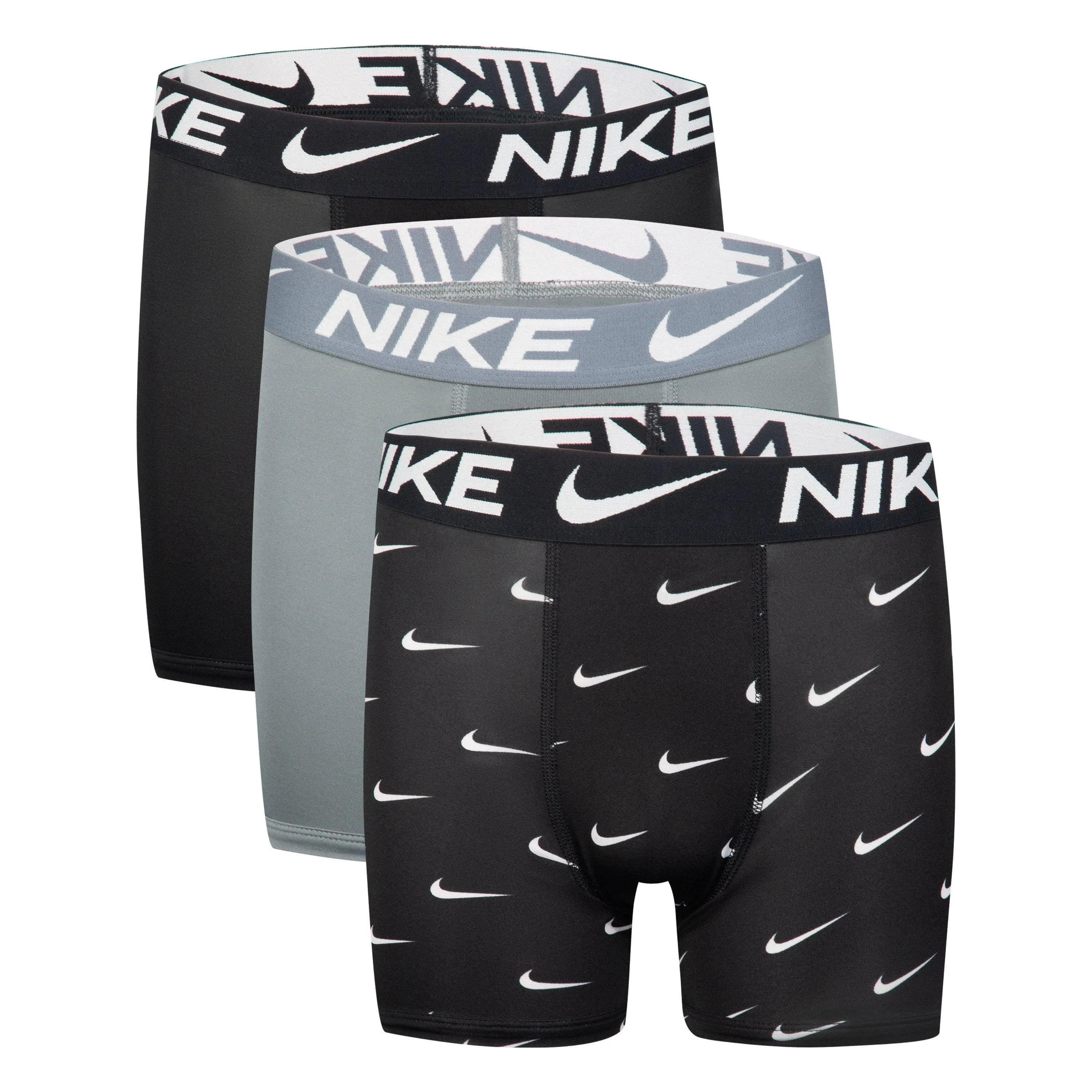 Nike Boys 3 Pack Logo Boxer Briefs