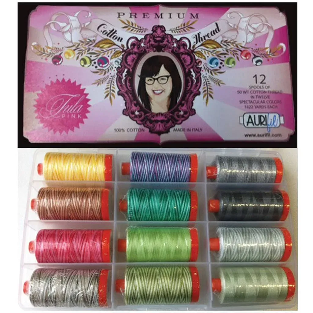 Tula Pink Premium Collection Aurifil Thread Kit