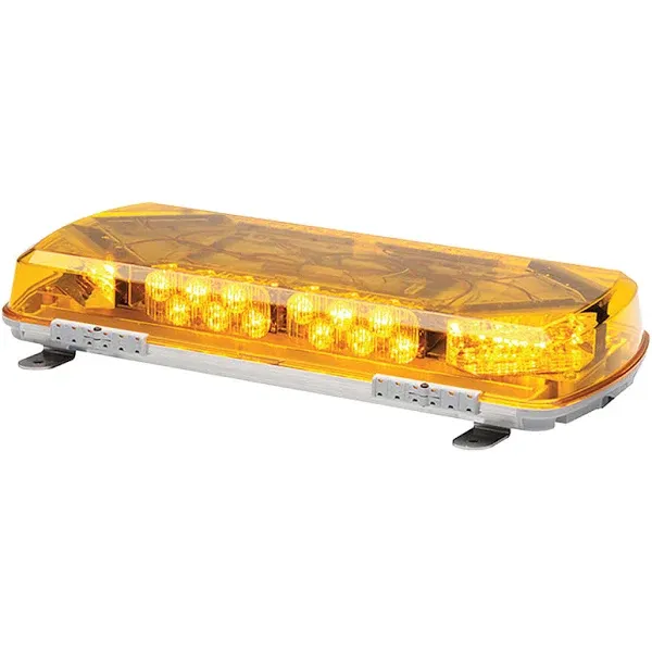 Whelen Engineering Century Series Super-LED Mini Lightbar, 16" PERMANENT MOUNT - Amber