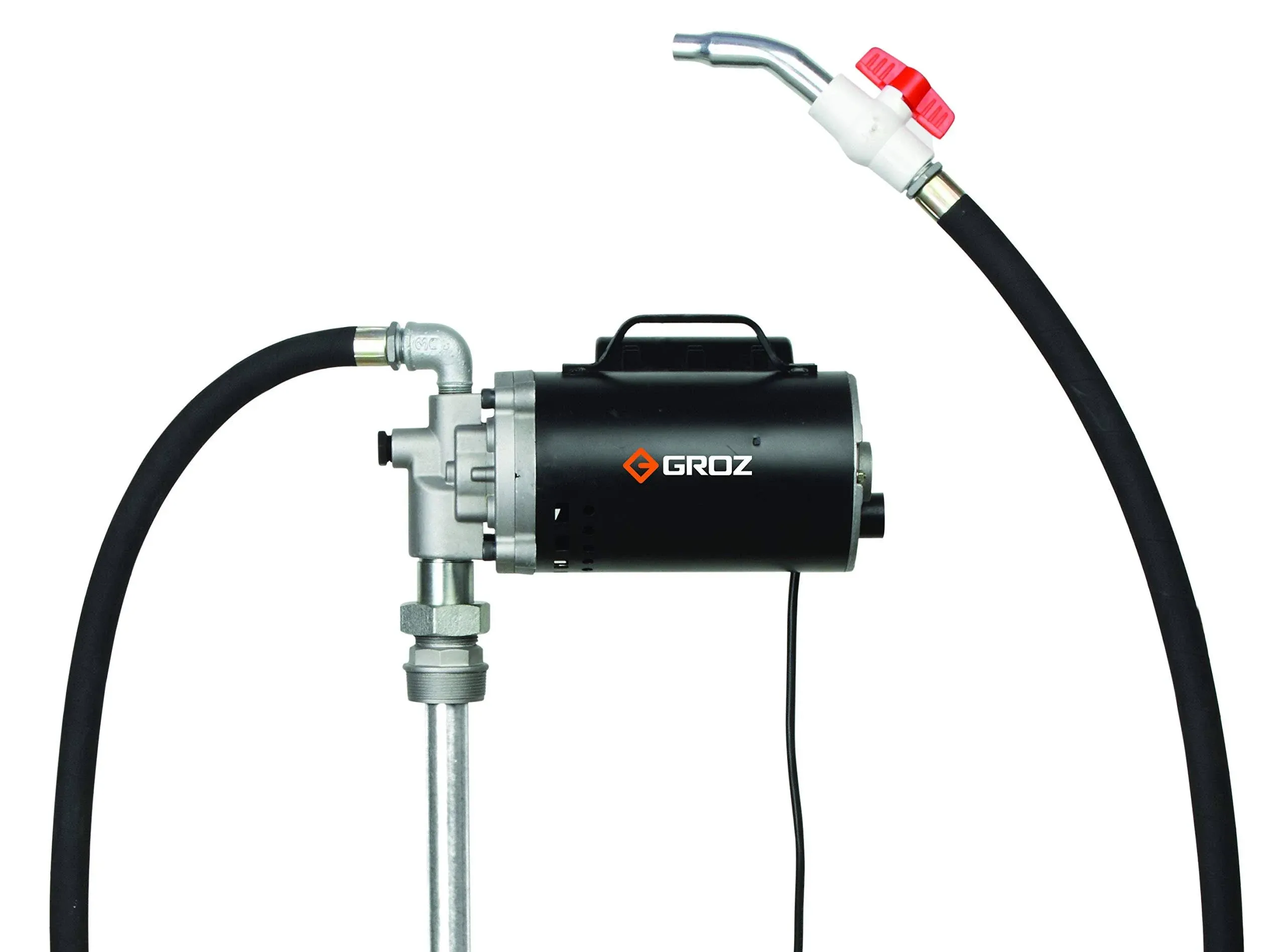 Groz 45555 Electric Oil Pump, 115V AC Motor, High Flow, 8 GPM