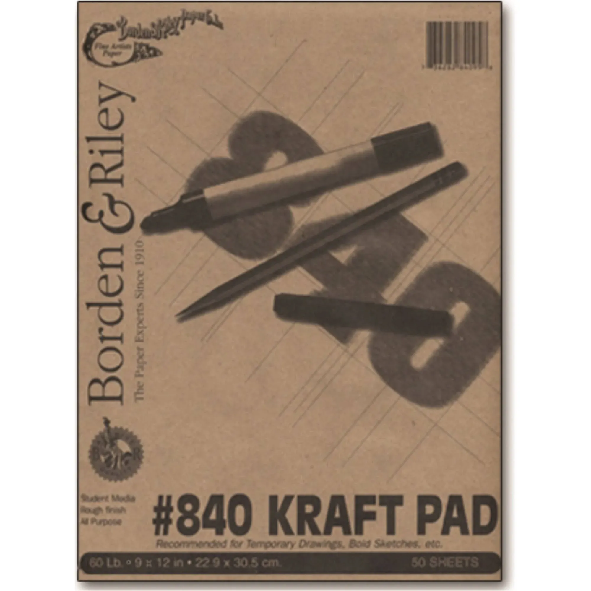 #840 60 lb Kraft Paper 18 in. x 24 in., 50 sheets