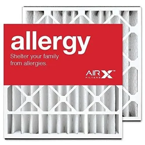 AIRx Filters Allergy 20x20x5 Replacement Air Filter MERV 11 for Skuttle 000-0448-003 000-0448-007, 2-Pack