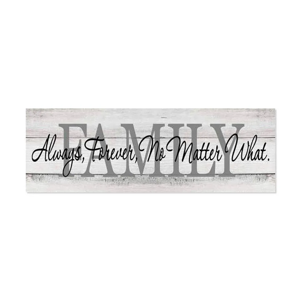 Family Always, Forever… Farmhouse Rustic Looking Home Decor Wood B3-06180062002